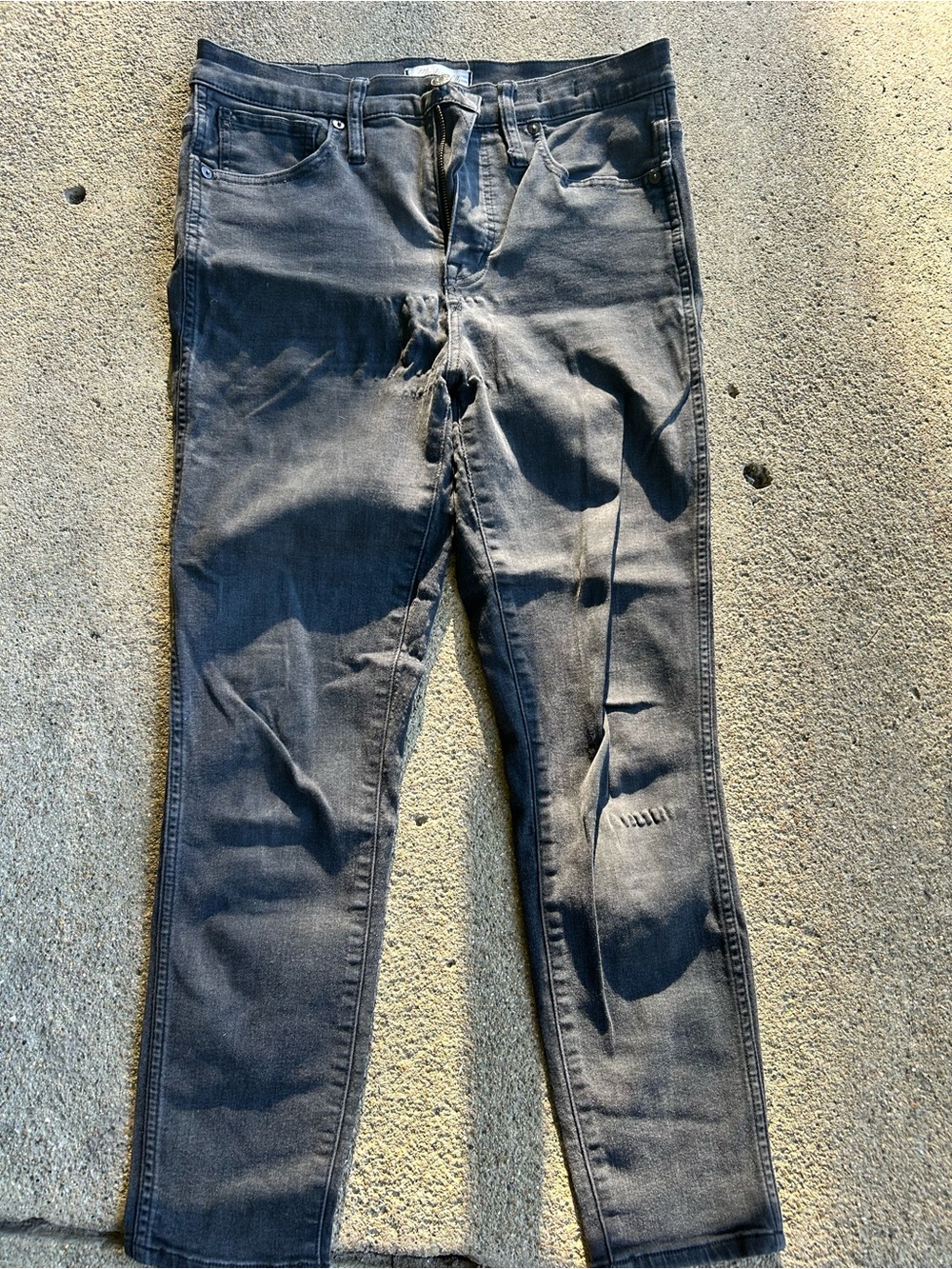 Madewell Women’s Black Jeans- High Rise Skinny. Size 10 Size 30